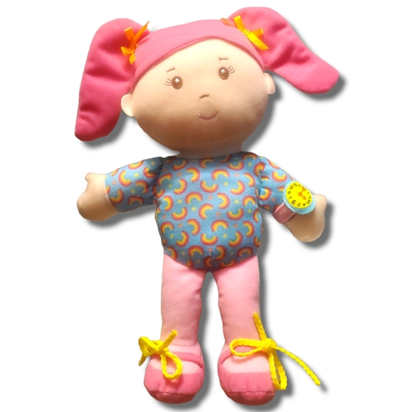 Spark Create Imagine Rainbow Learning Girl Plush Toy Educational Watch Shoe Doll - Picture 6 of 15